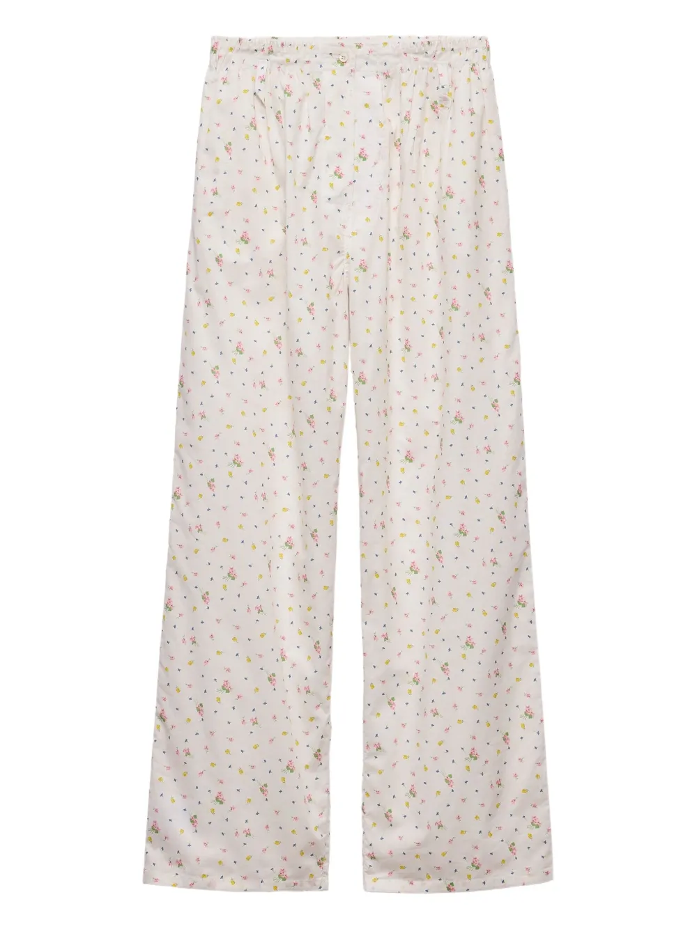 Prada Trainingsbroek met bloemenprint Wit