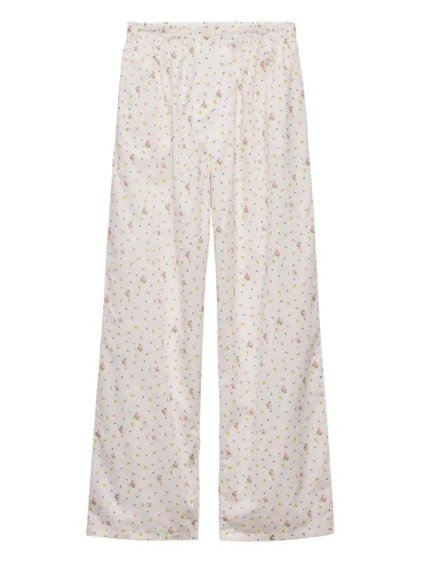 【PRADA】Cotton pants コットン スウェット パンツ ロゴ ivory PRADA】Cotton pants コットン スウェット パンツ ロゴ ivory