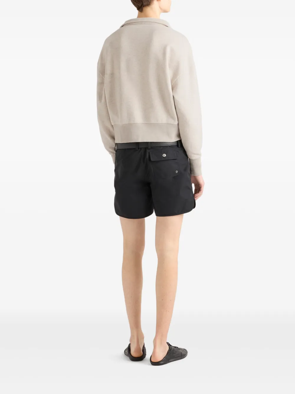 Prada Katoenen poloshirt Beige