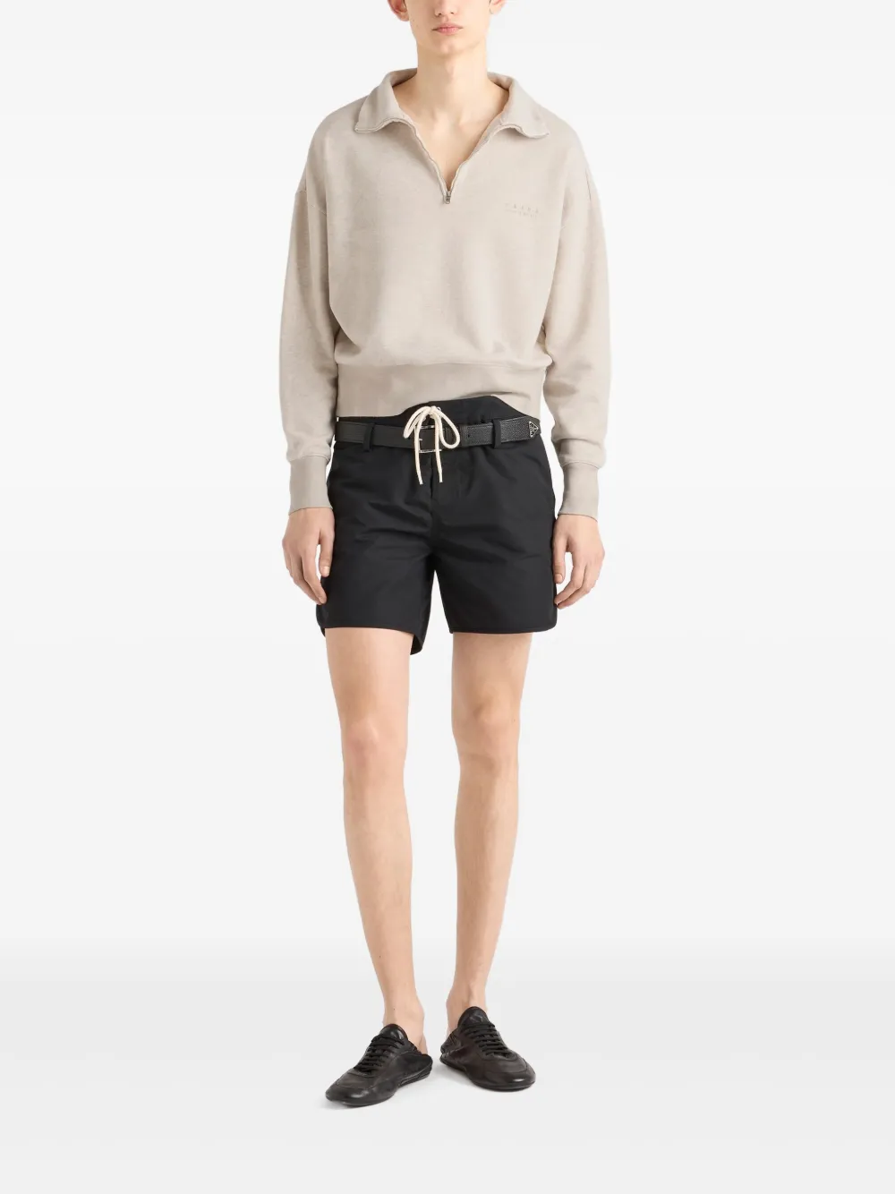 Prada Katoenen poloshirt - Beige