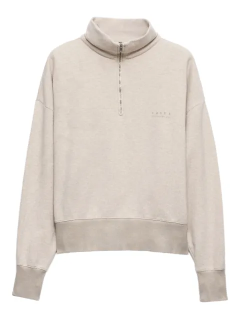 Prada Polo in cotone con ricamo logo