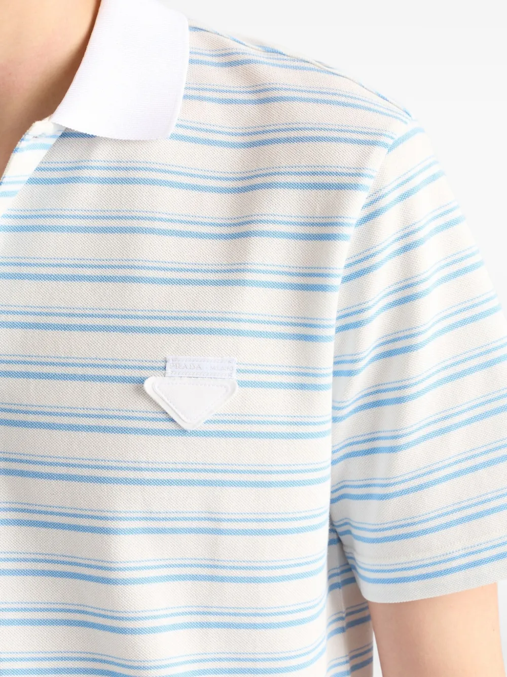 Prada Katoenen poloshirt Wit