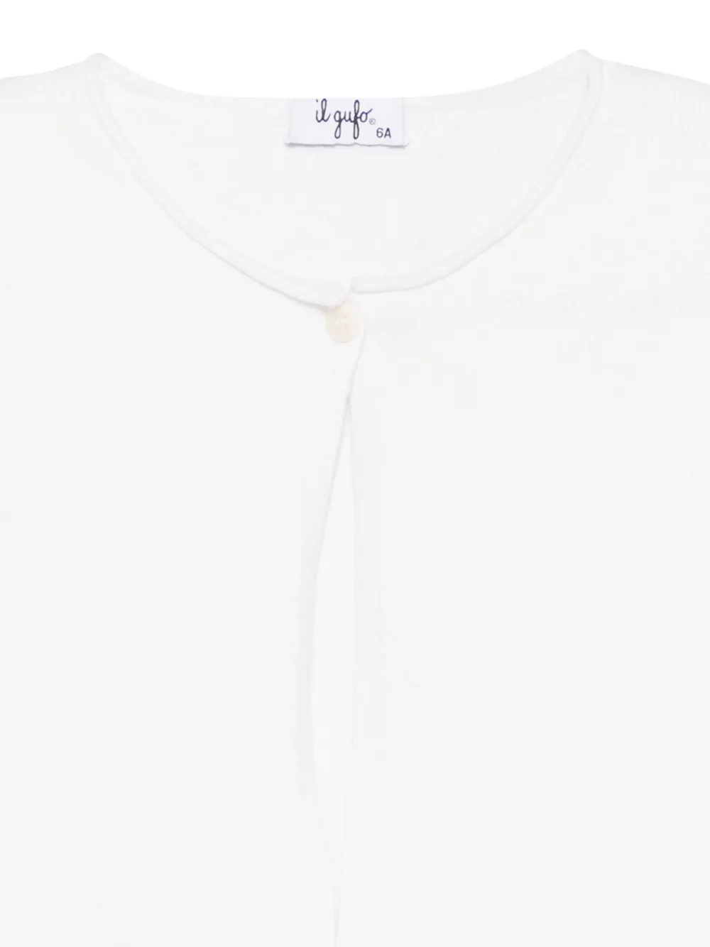 Il Gufo Katoenen vest Wit
