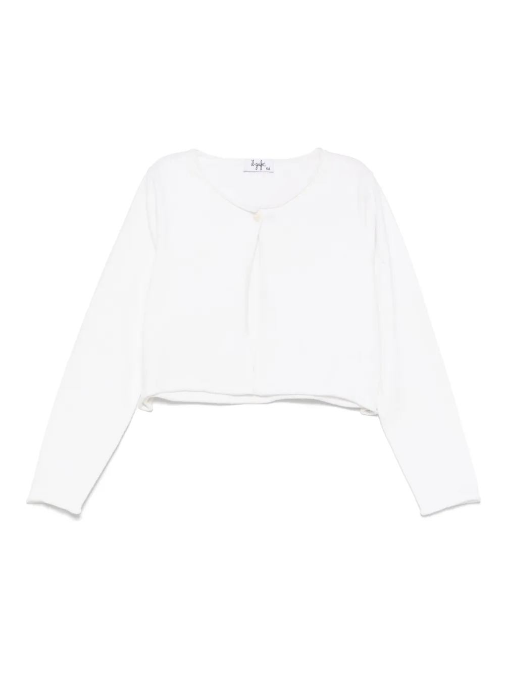 Il Gufo Katoenen vest Wit