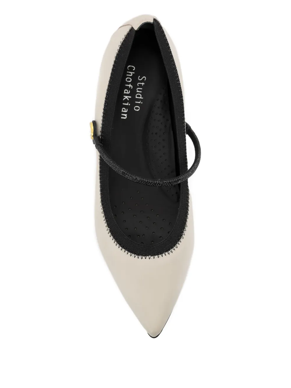 Studio Chofakian Leren ballerina's Wit