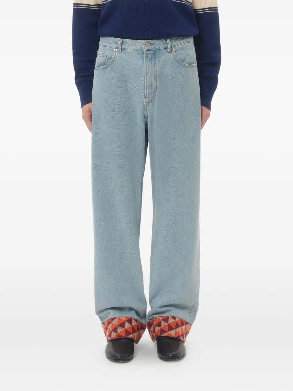 Valentino Garavani Katoenen jeans Blauw