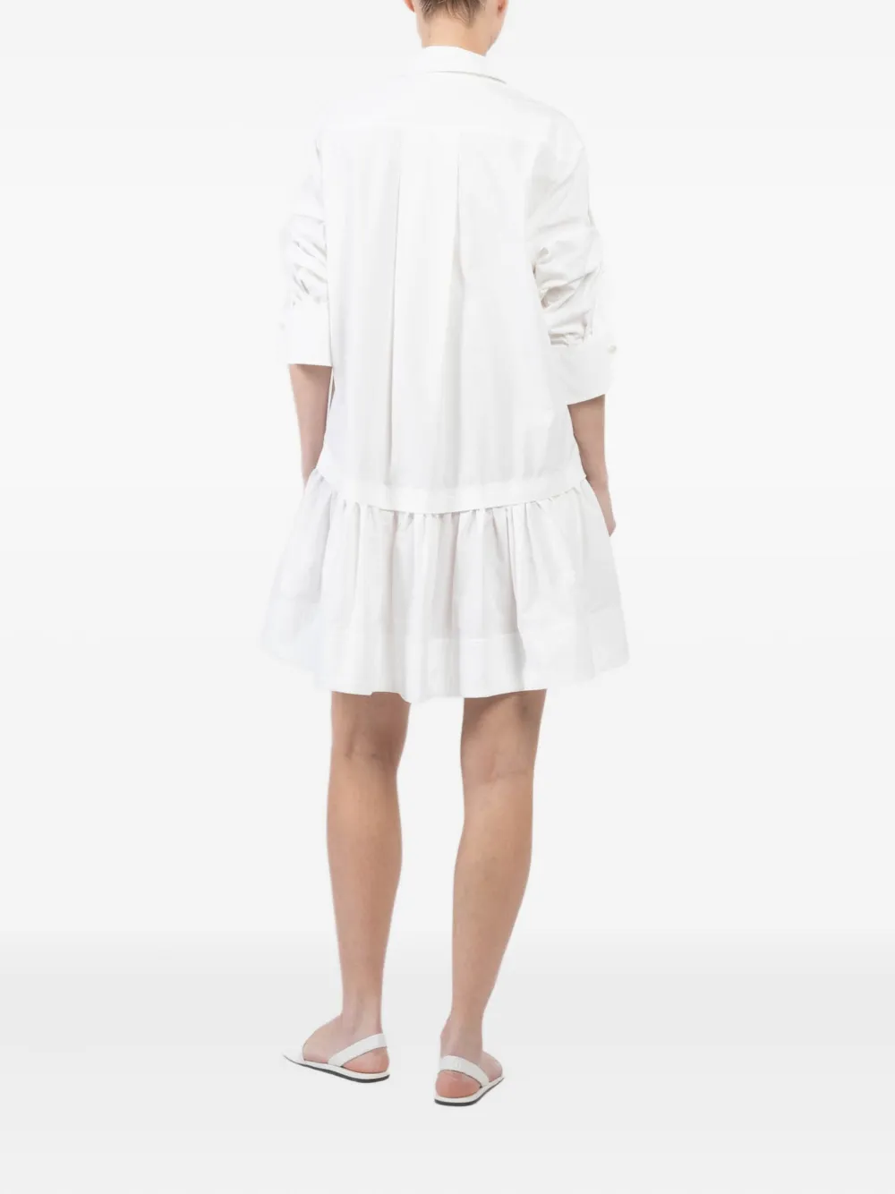 A.L.C. Mini-jurk van popeline Wit