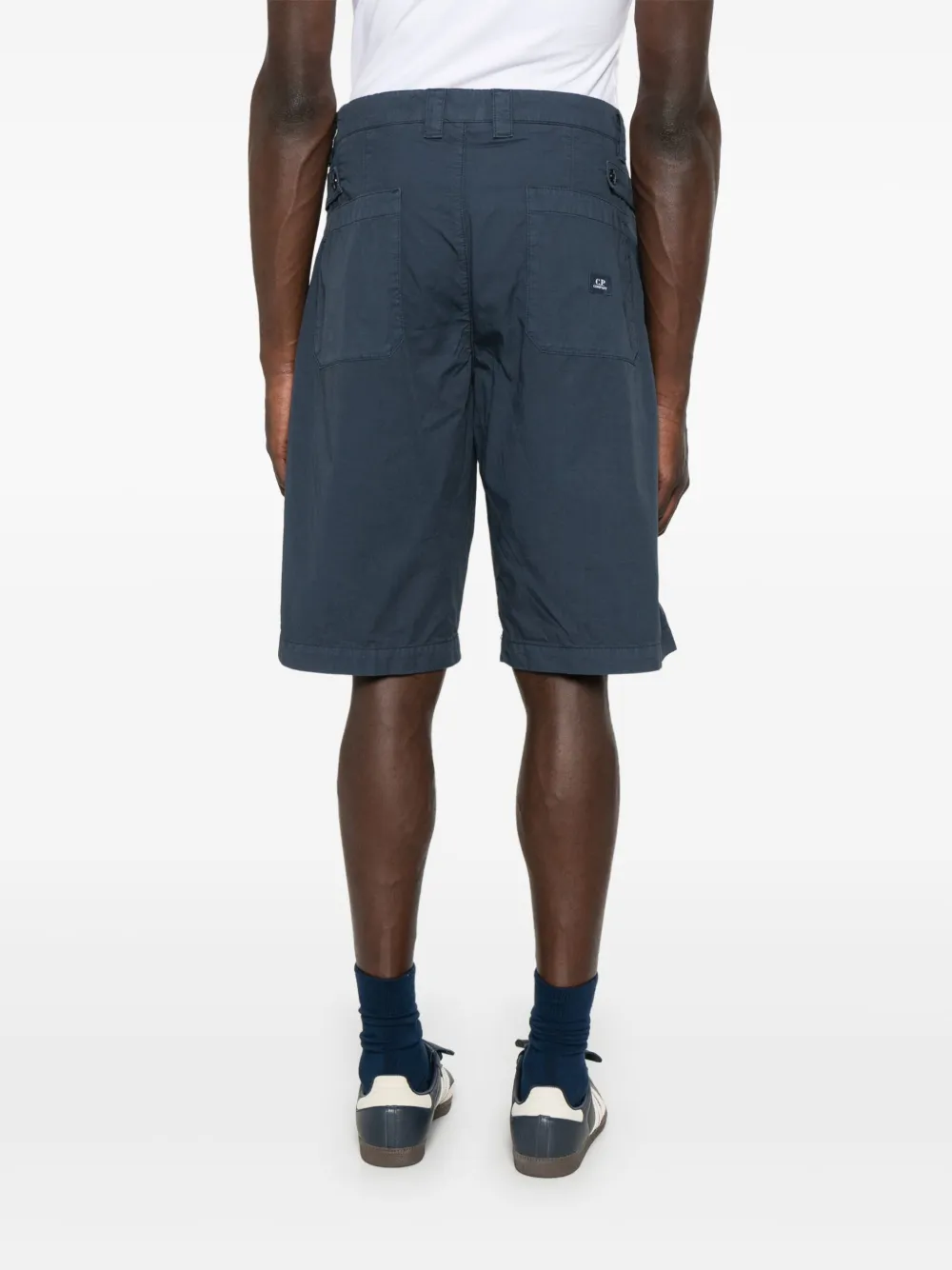 C.P. Company cotton bermuda shorts Blauw