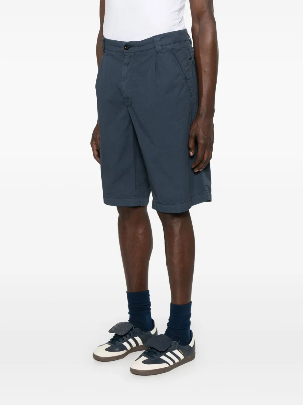 C.P. Company cotton bermuda shorts Blauw