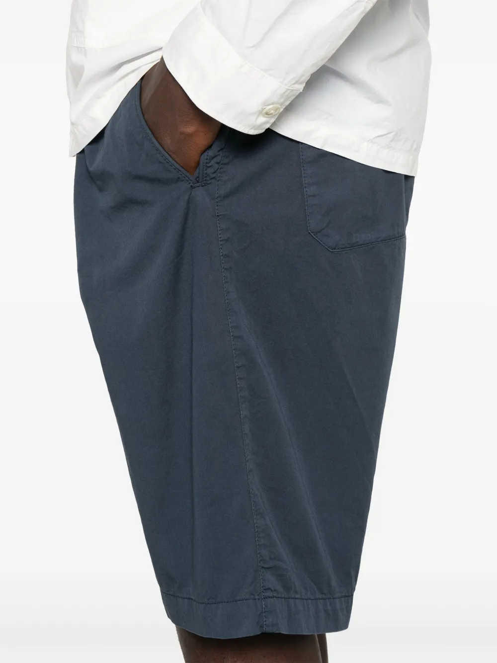 C.P. Company cotton bermuda shorts Blauw