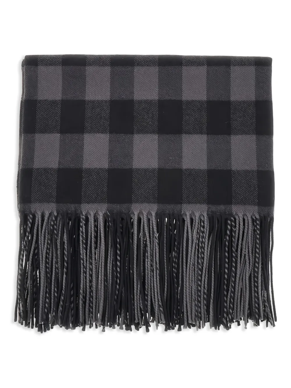 Destin check-print scarf | Green | Image 1