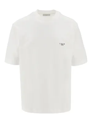 Jacquemus Le Gros Grain embroidered-logo T-shirt | Neutrals