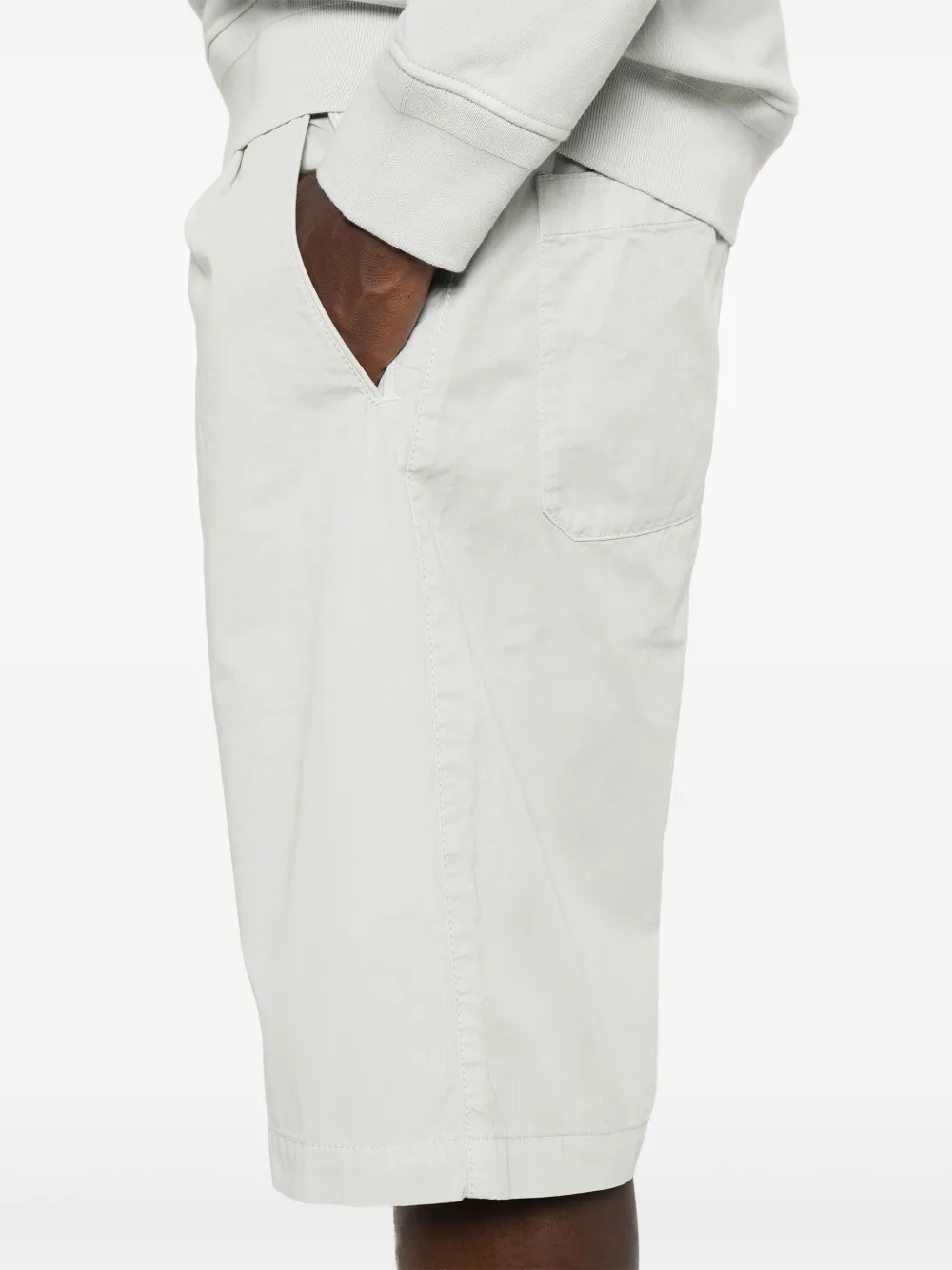 C.P. Company cotton bermuda shorts Grijs