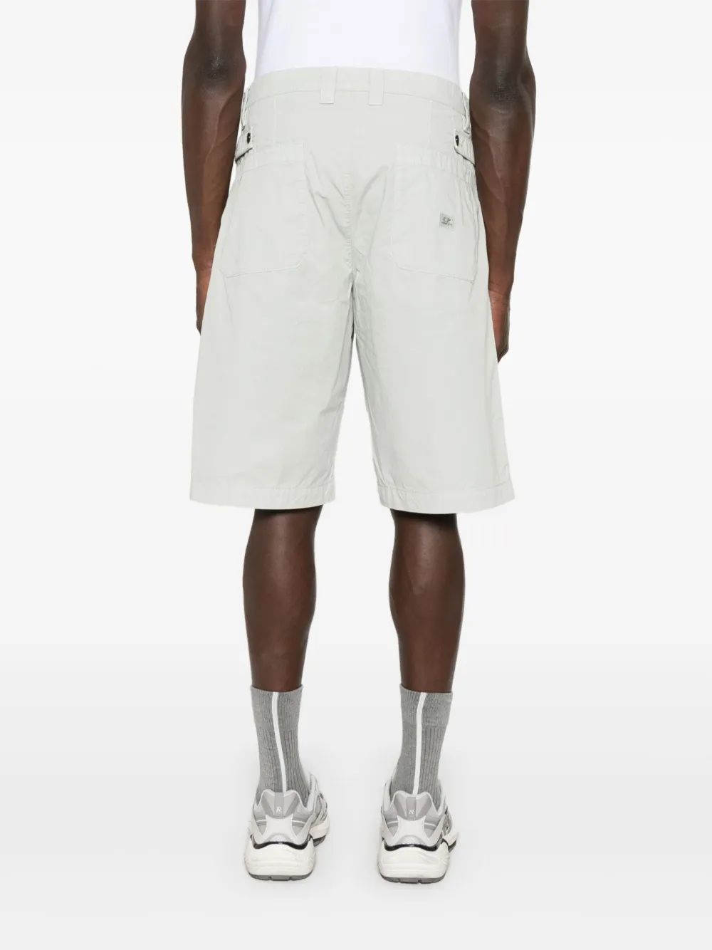 C.P. Company cotton bermuda shorts Grijs