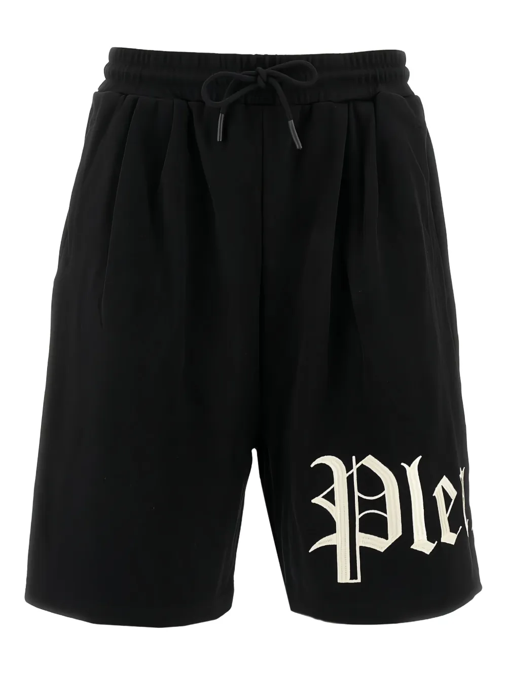 Pleasures logo-print drawstring shorts | Black | Image 1