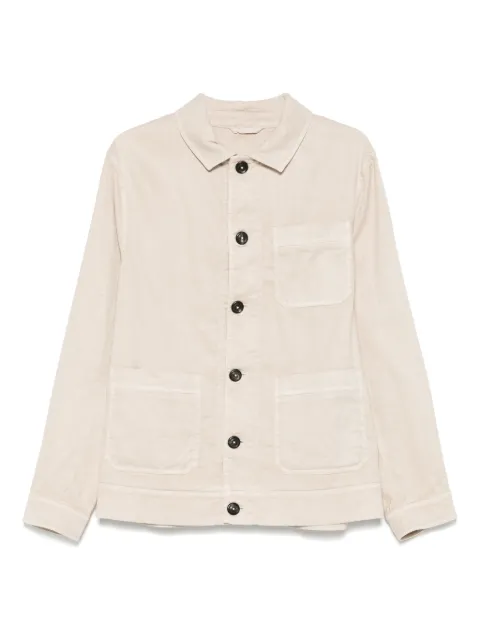 Circolo 1901 linen-blend shirt jacket