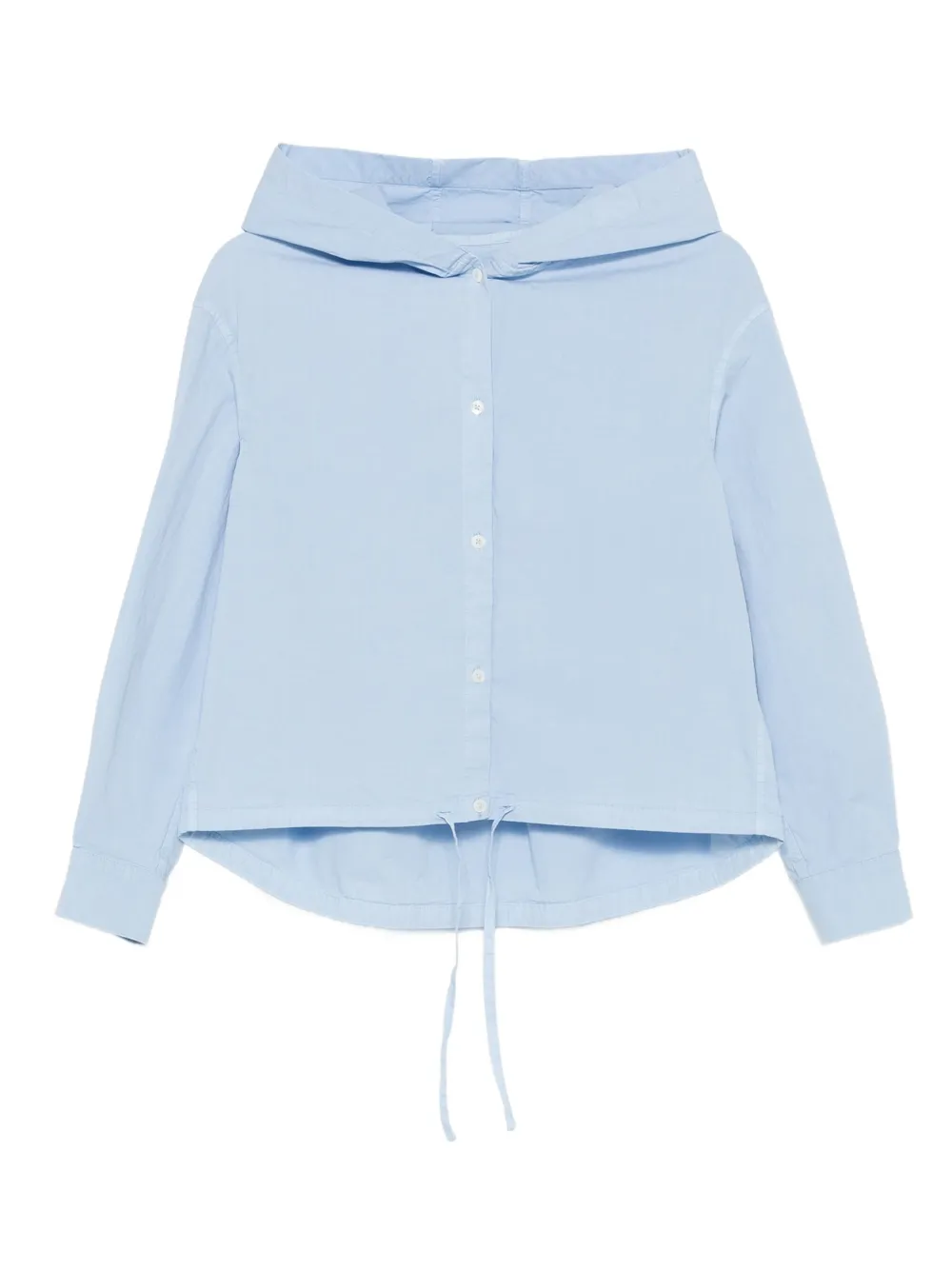 Circolo 1901 Hooded Shirt In Blue