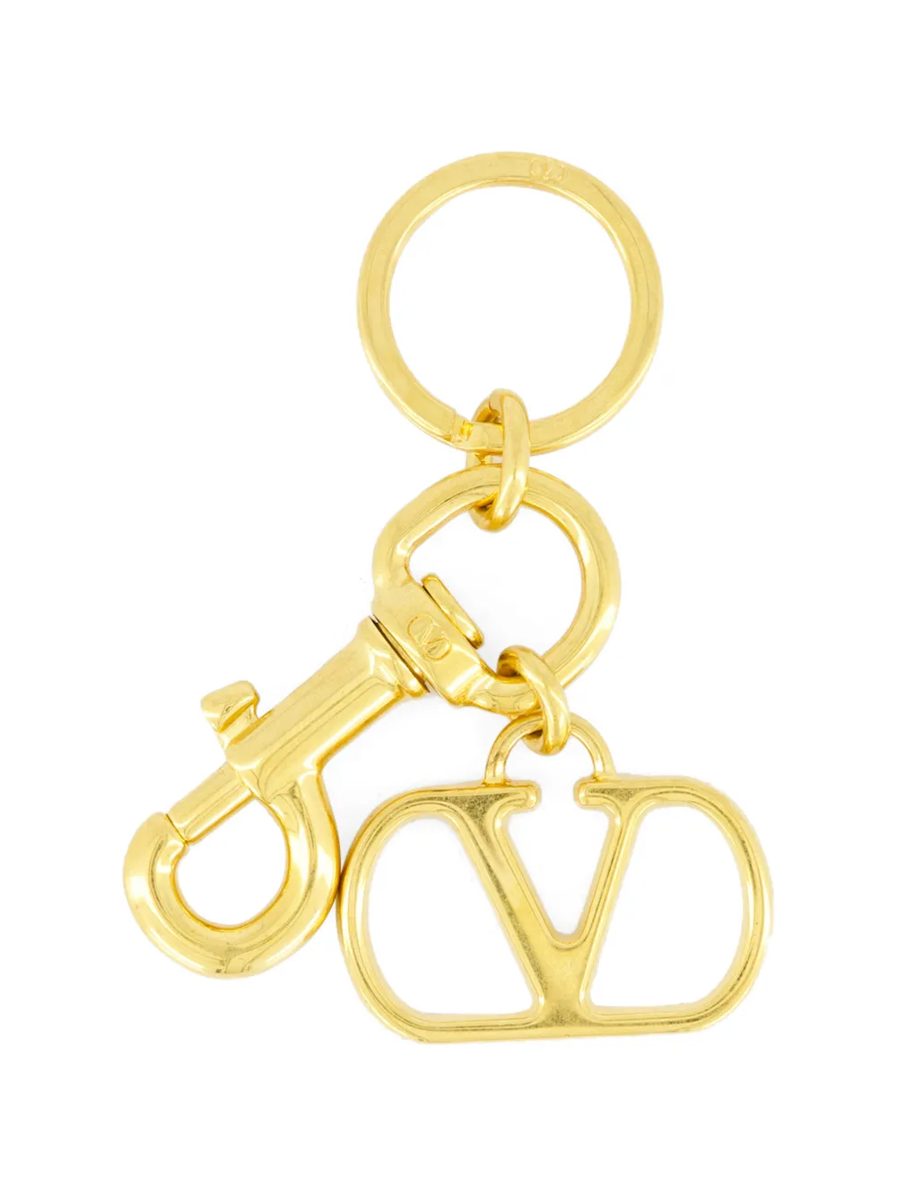 Valentino Garavani VLogo Signature Bag Charm | Gold | FARFETCH CA