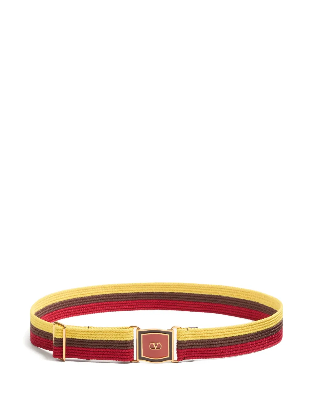 Valentino Garavani Vlogo ribbon belt - Yellow