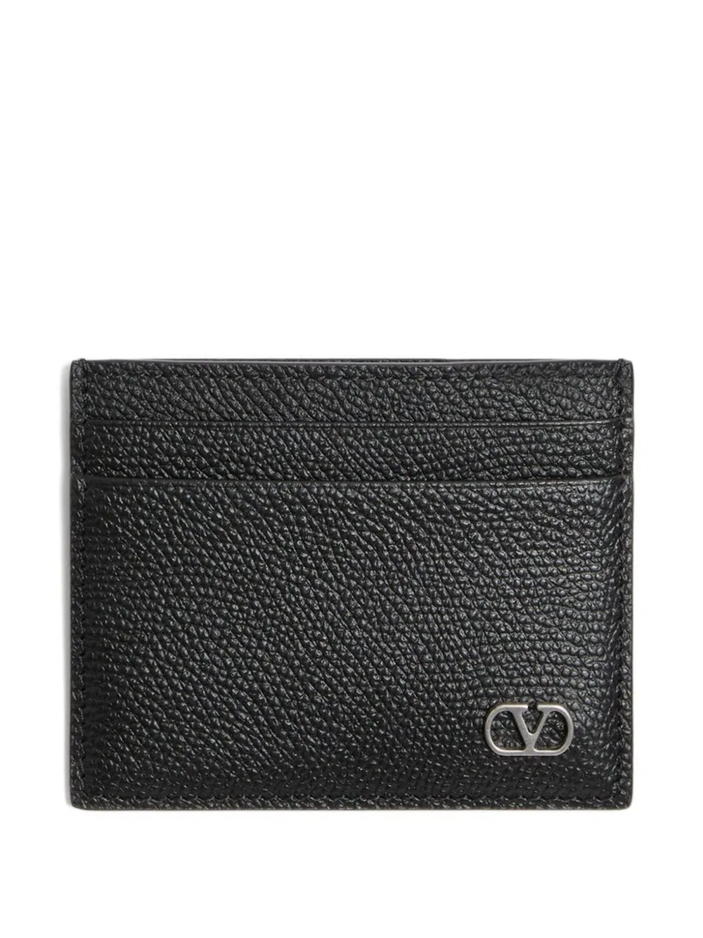 Valentino Garavani Vlogo leather cardholder | Black | Image 1