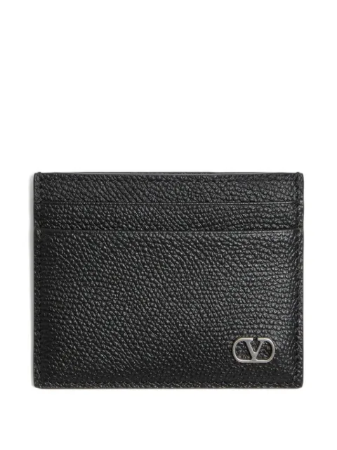 Valentino Garavani Vlogo leather cardholder