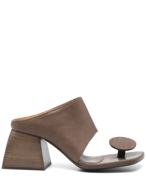 Uma Wang mules Stone con tacón de 70mm