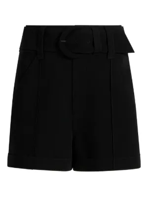 【M3】3.1 Phillip Lim ブラックレザーショートパンツ サイズ2 3.1 Phillip Lim ペーパーバッグウエスト ショートパンツ 通販 - FARFETCH