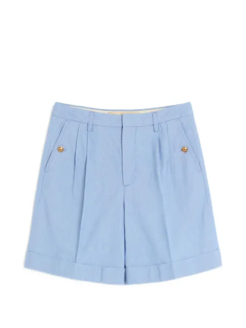 Valentino Garavani cuffed denim Bermuda shorts