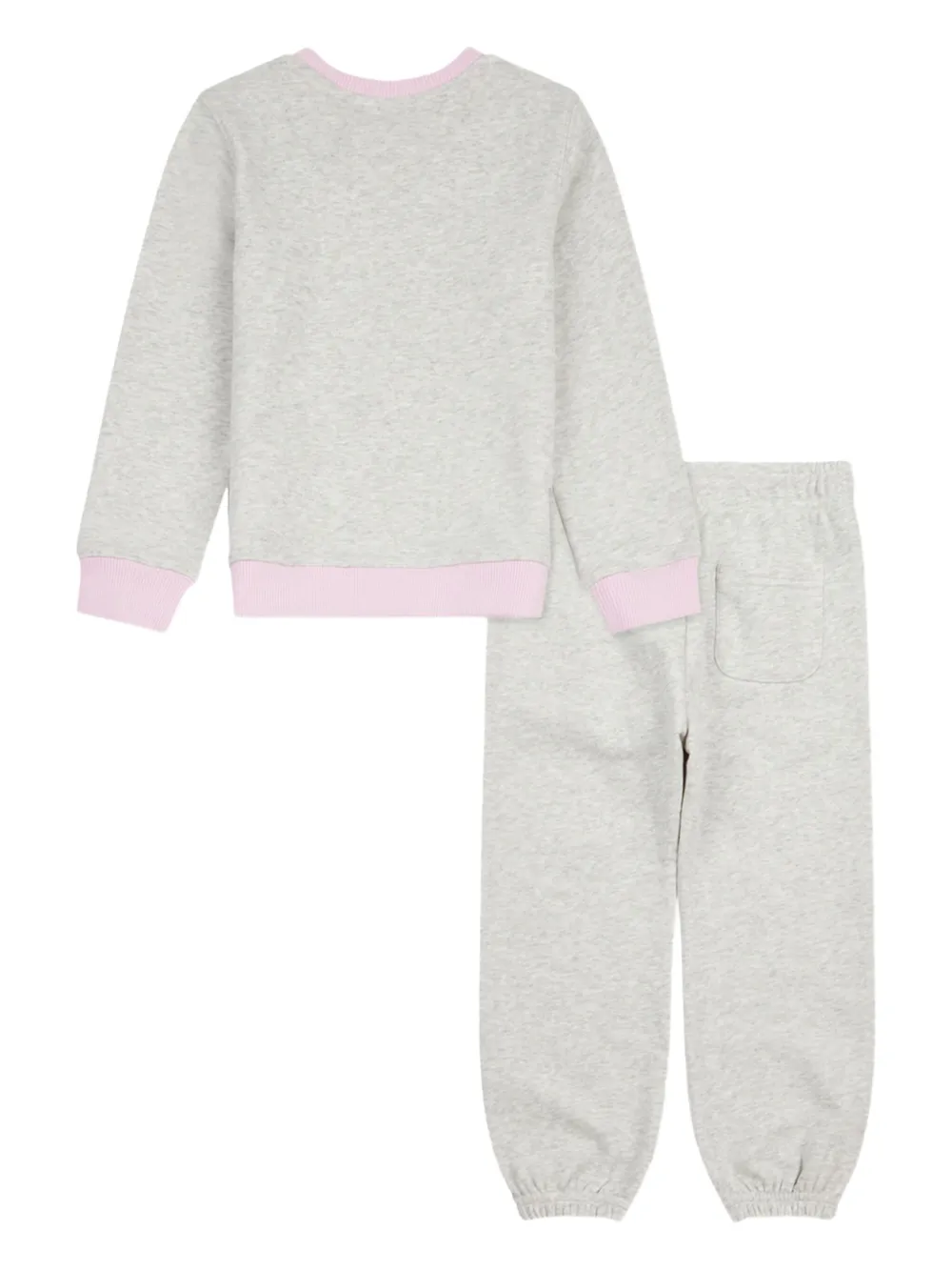 New Balance Kids Trainingspak met logoprint Grijs