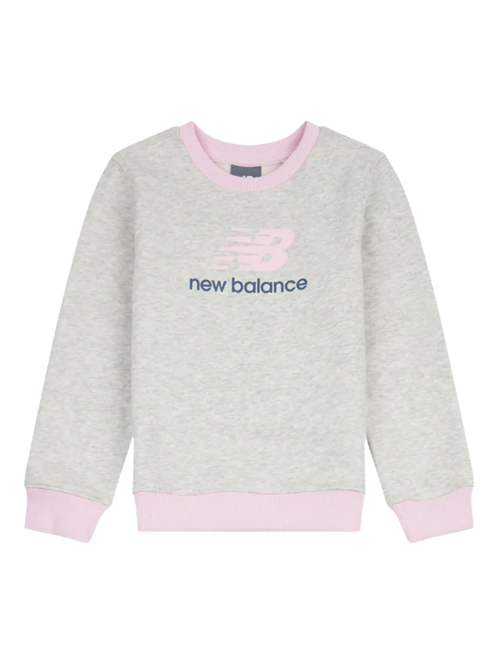New Balance Kids Trainingspak met logoprint Grijs