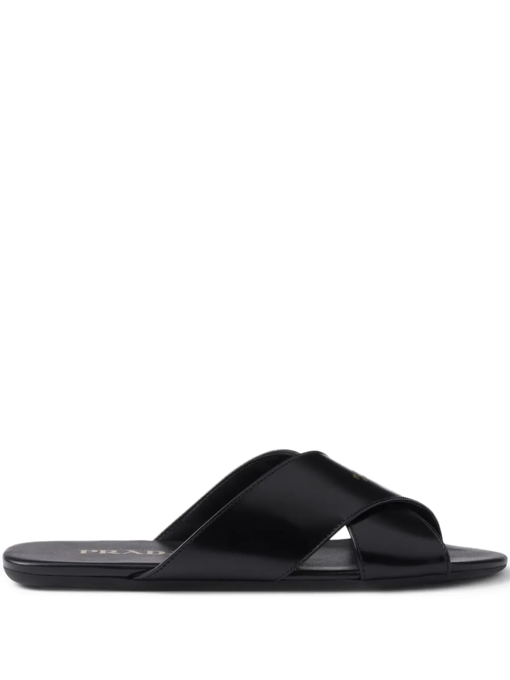 Prada Sandalen met gekruiste bandjes Zwart