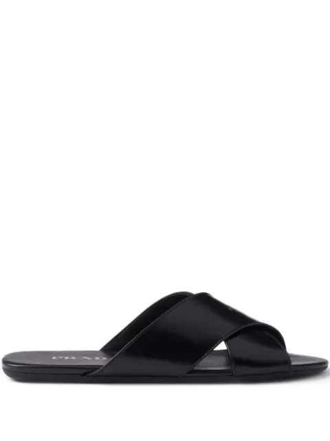 Prada cross-strap sandals