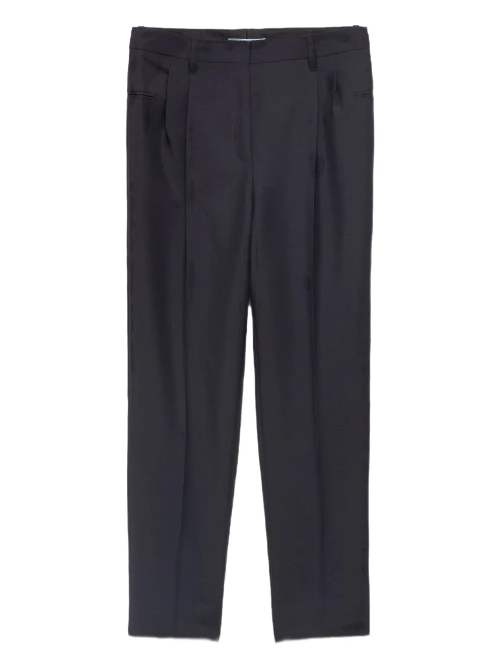 Prada Kid mohair broek Blauw