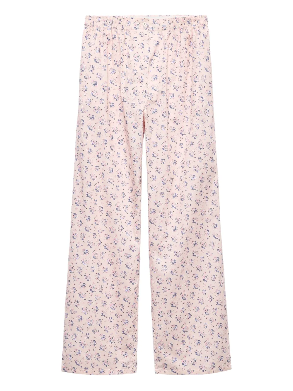 Prada Broek met bloemenprint Roze
