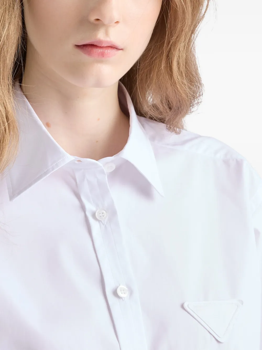 Prada Katoenen blouse Wit