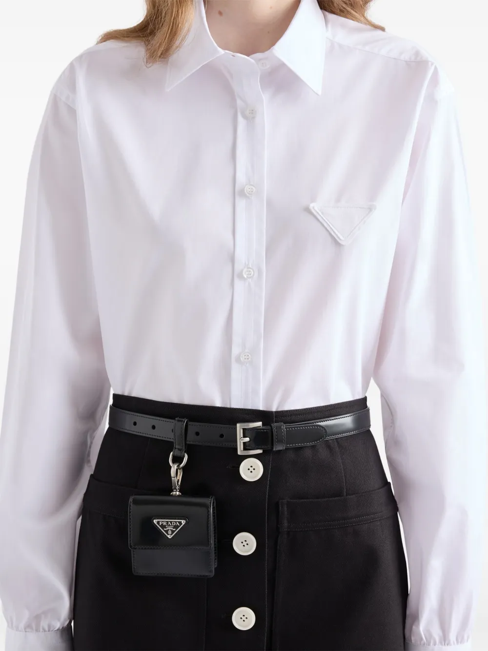 Prada Katoenen blouse Wit