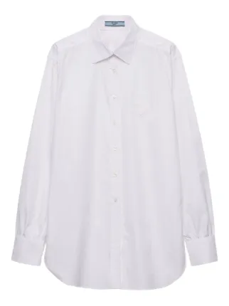 Prada コットン シャツ | ホワイト | FARFETCH JP