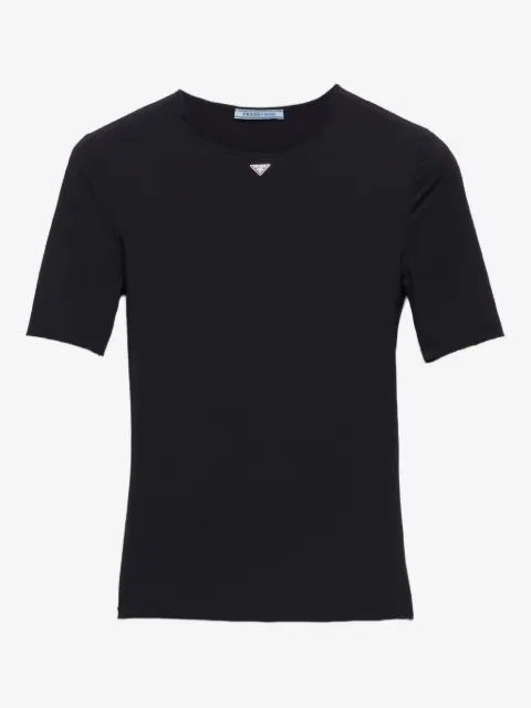 Prada short-sleeved stretch T-shirt