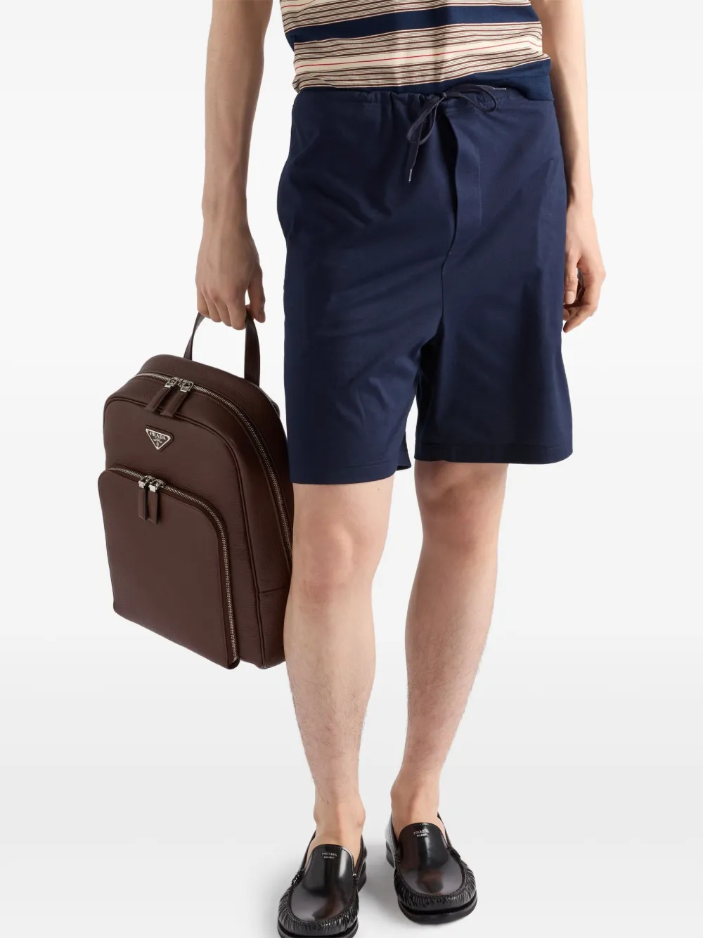 Prada Katoenen bermuda shorts Blauw