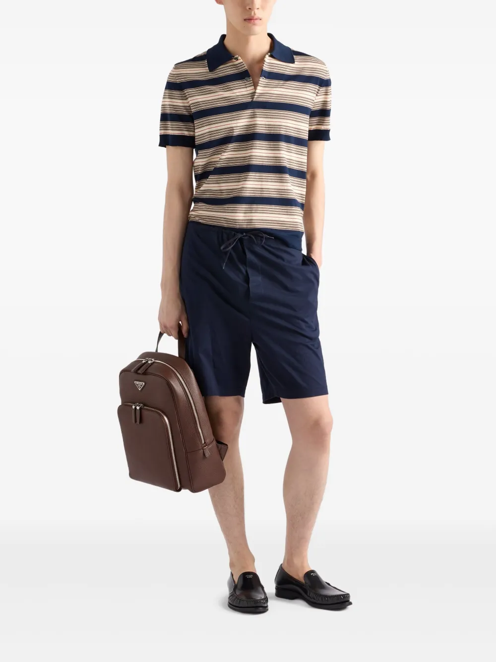 Prada Katoenen bermuda shorts - Blauw