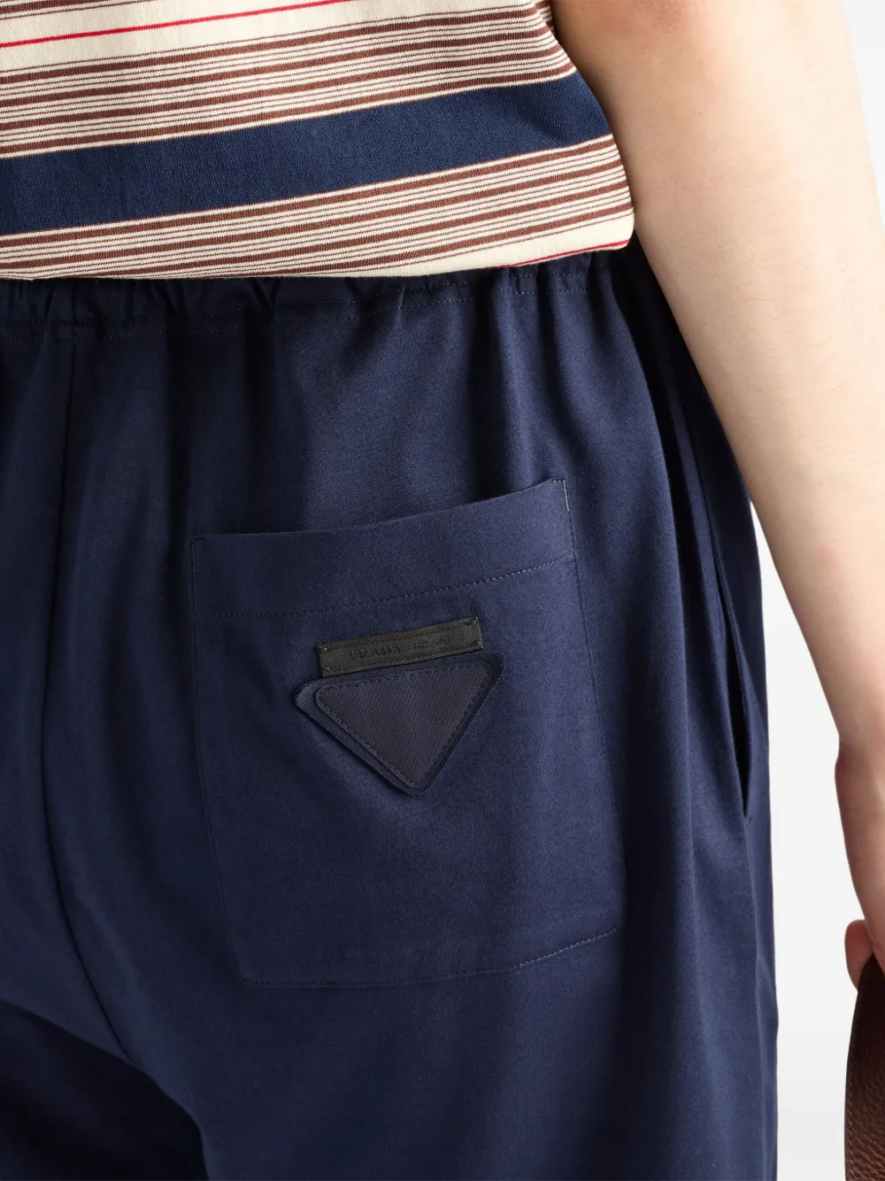 Prada Katoenen bermuda shorts Blauw