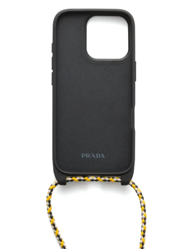 Prada Leather iPhone 16 Pro Max Case | Brown | FARFETCH