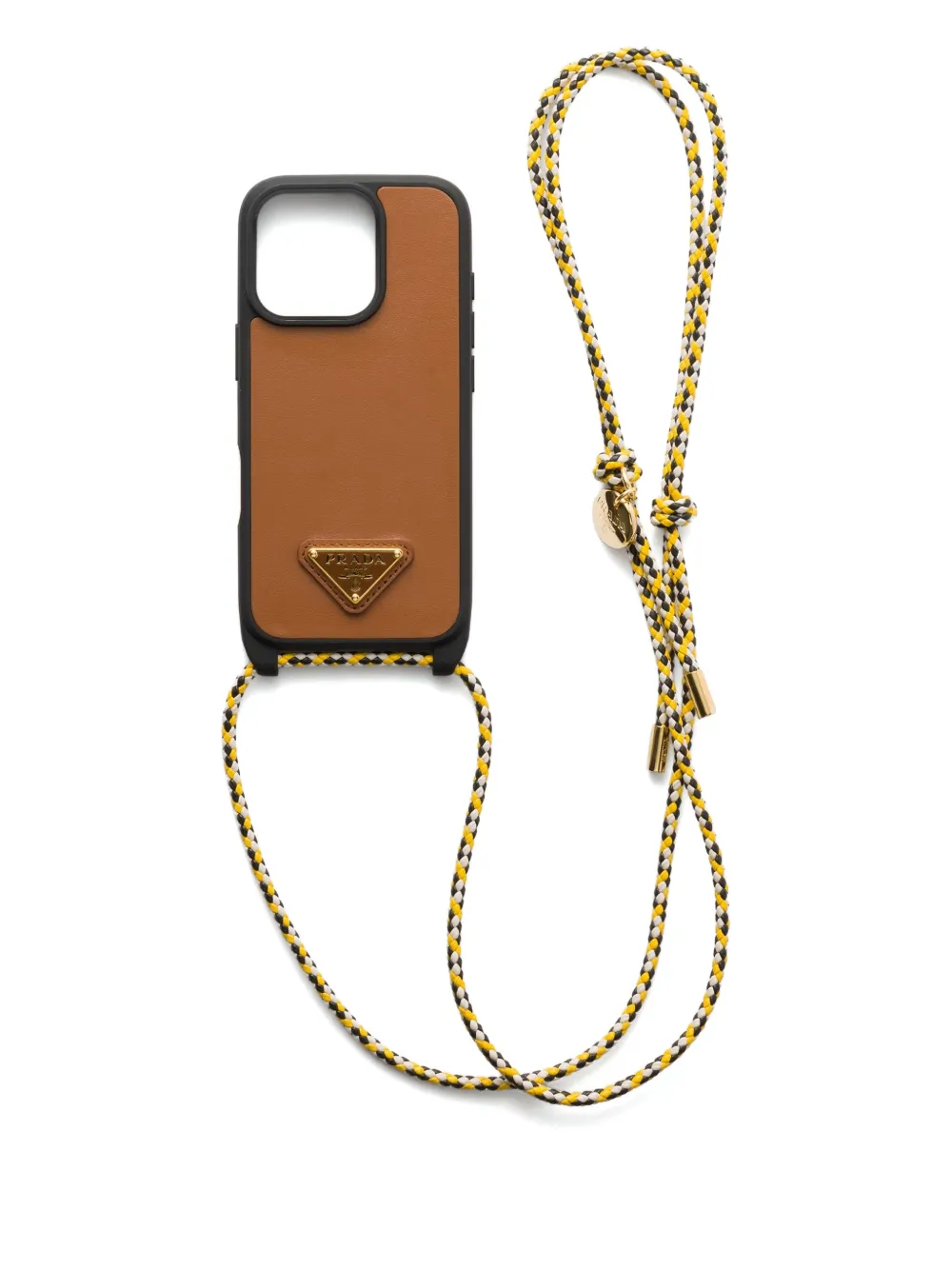 Prada iPhone 16 Pro Max-skal i läder | brun | Image 1