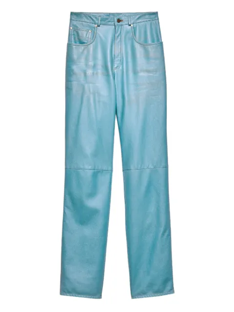 Prada leather trousers