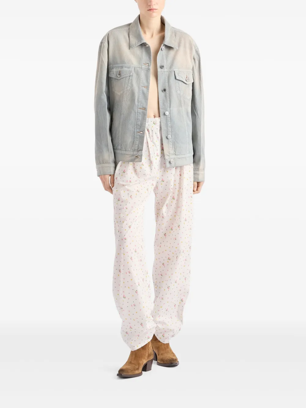 Prada Katoenen jack Blauw