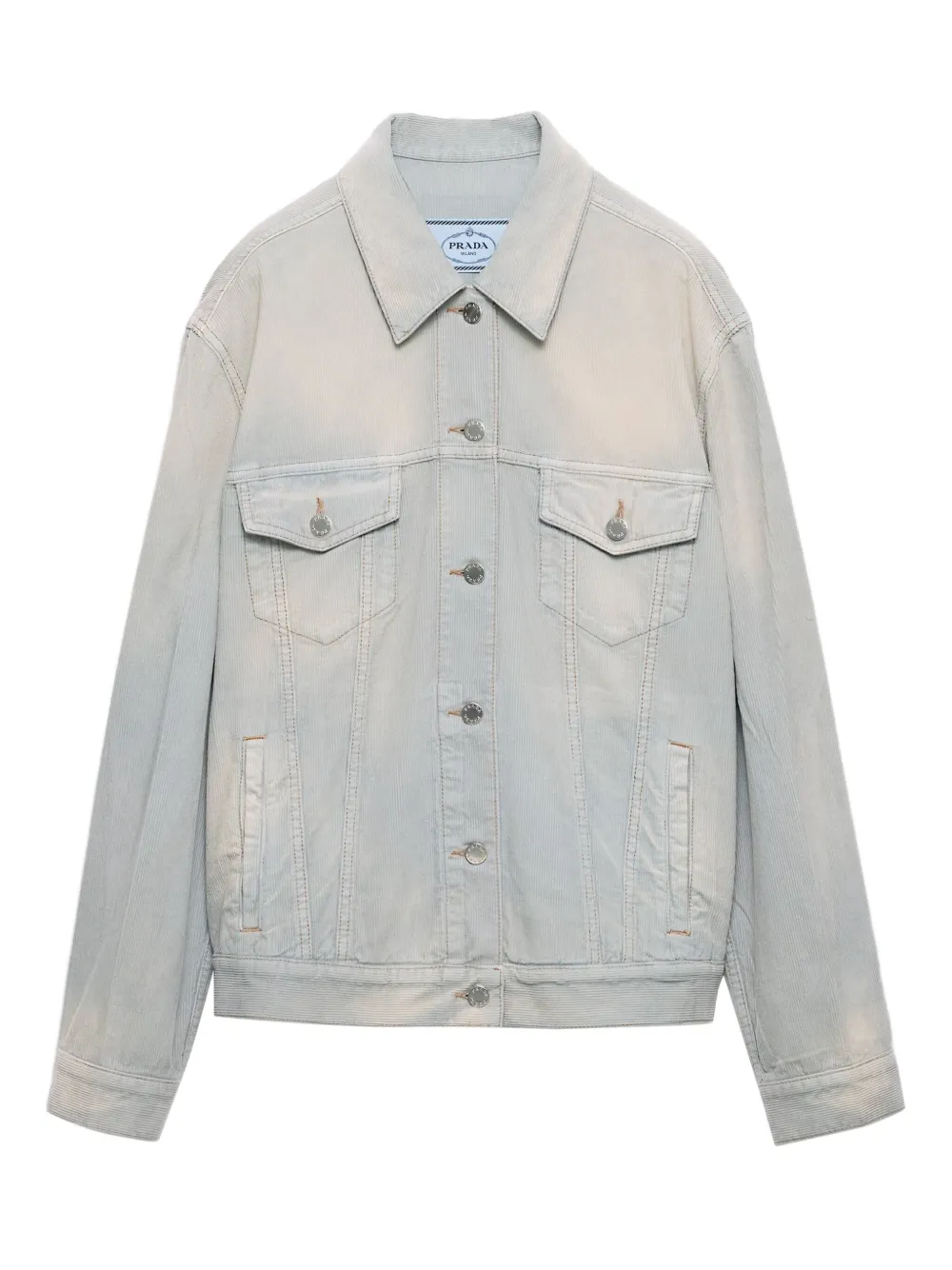 Prada Katoenen jack Blauw