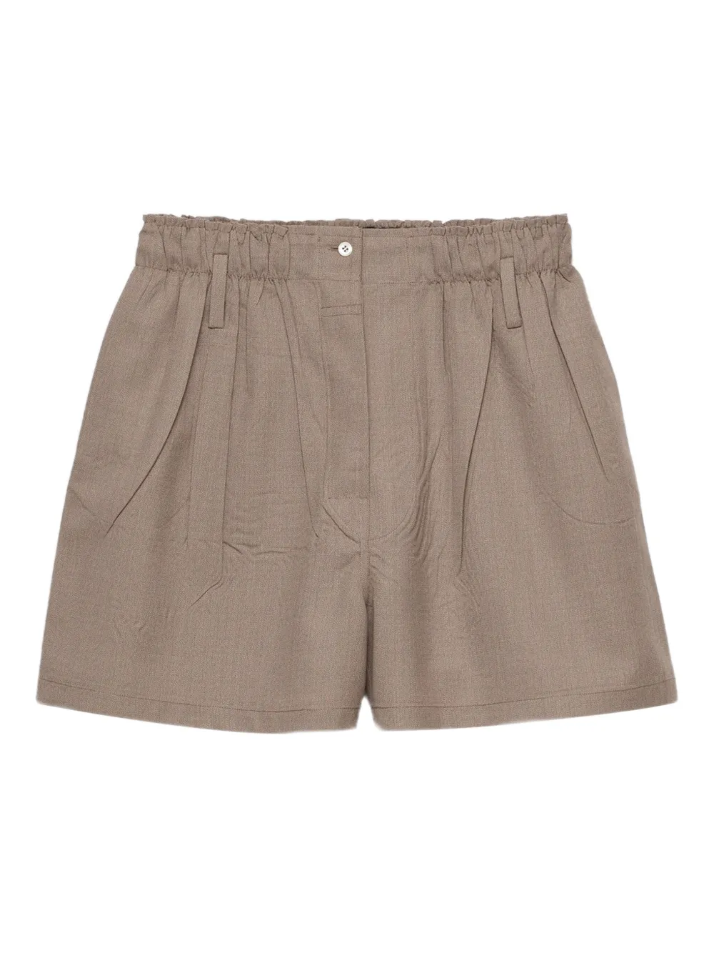Prada Mouliné wollen shorts Bruin