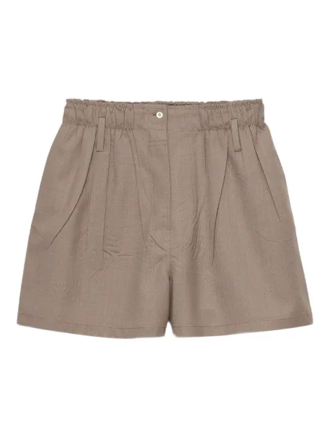 Prada mouliné wool shorts
