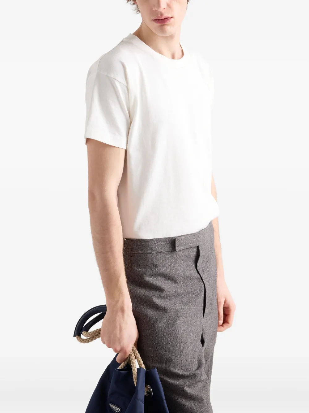 Prada Katoenen T-shirt Wit