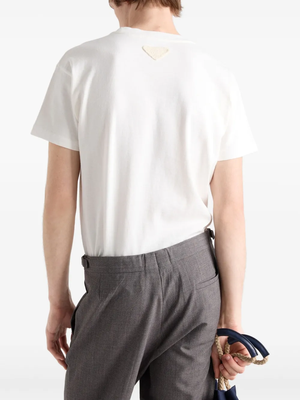 Prada Katoenen T-shirt Wit